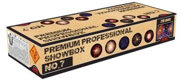 No. 7, 216 Schuss, NEM: 819g, Kaliber: 14mm, Brenndauer ca. 75 Sekunden